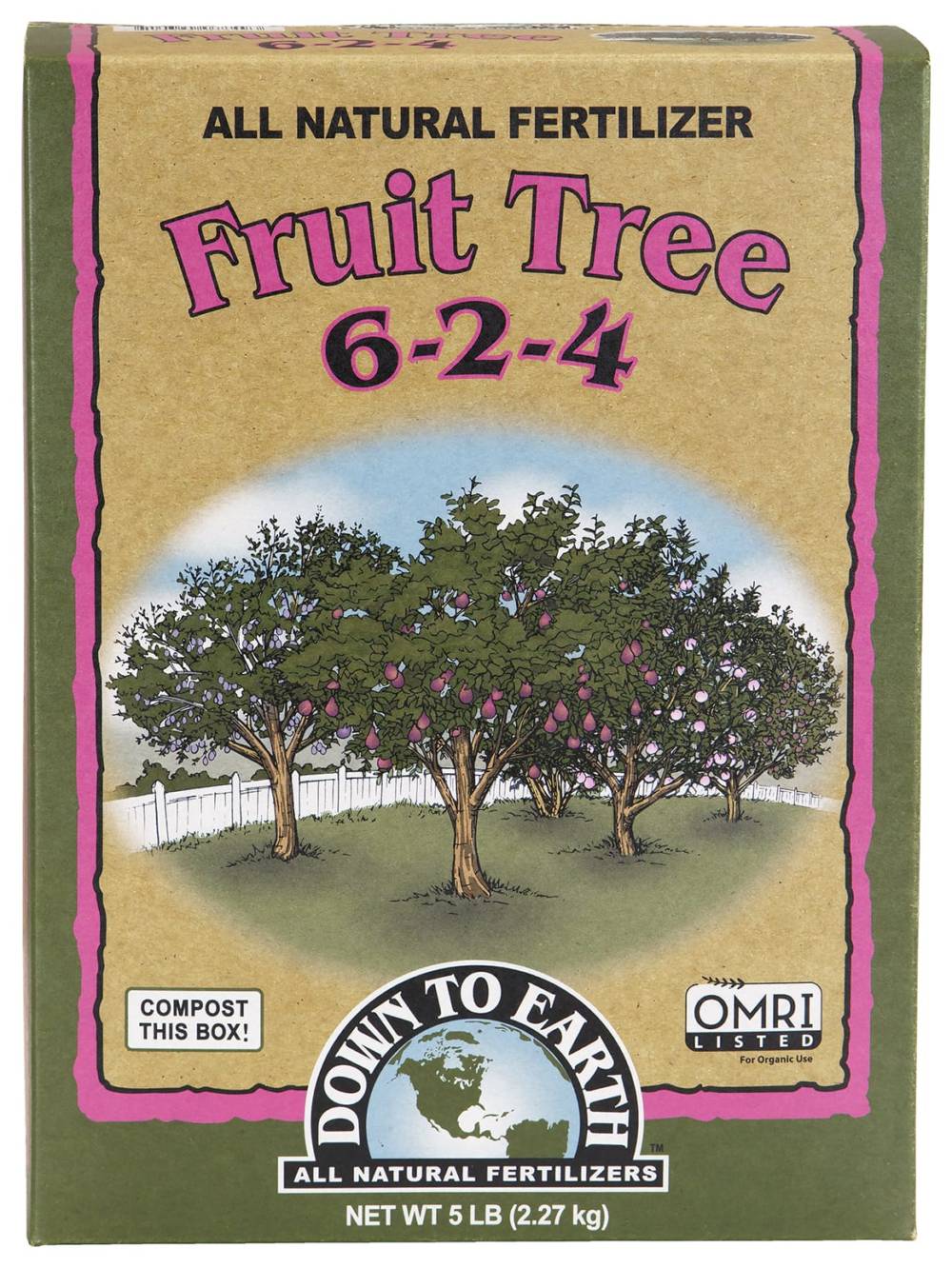 Box of Down To Earth Fruit Tree