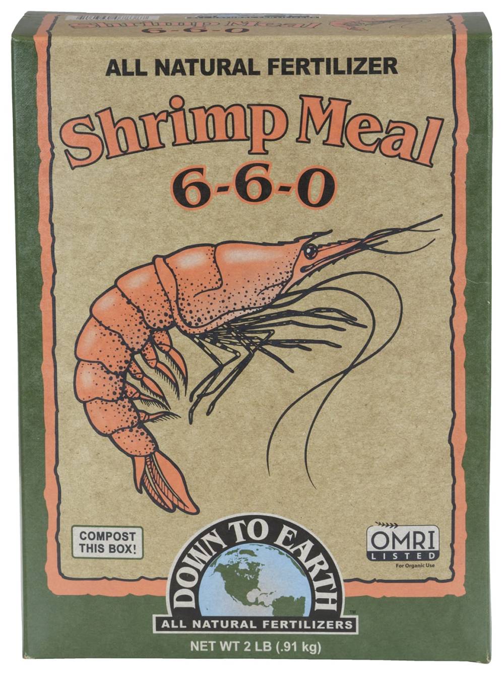 Box of Down To Earth Shrimp Meal